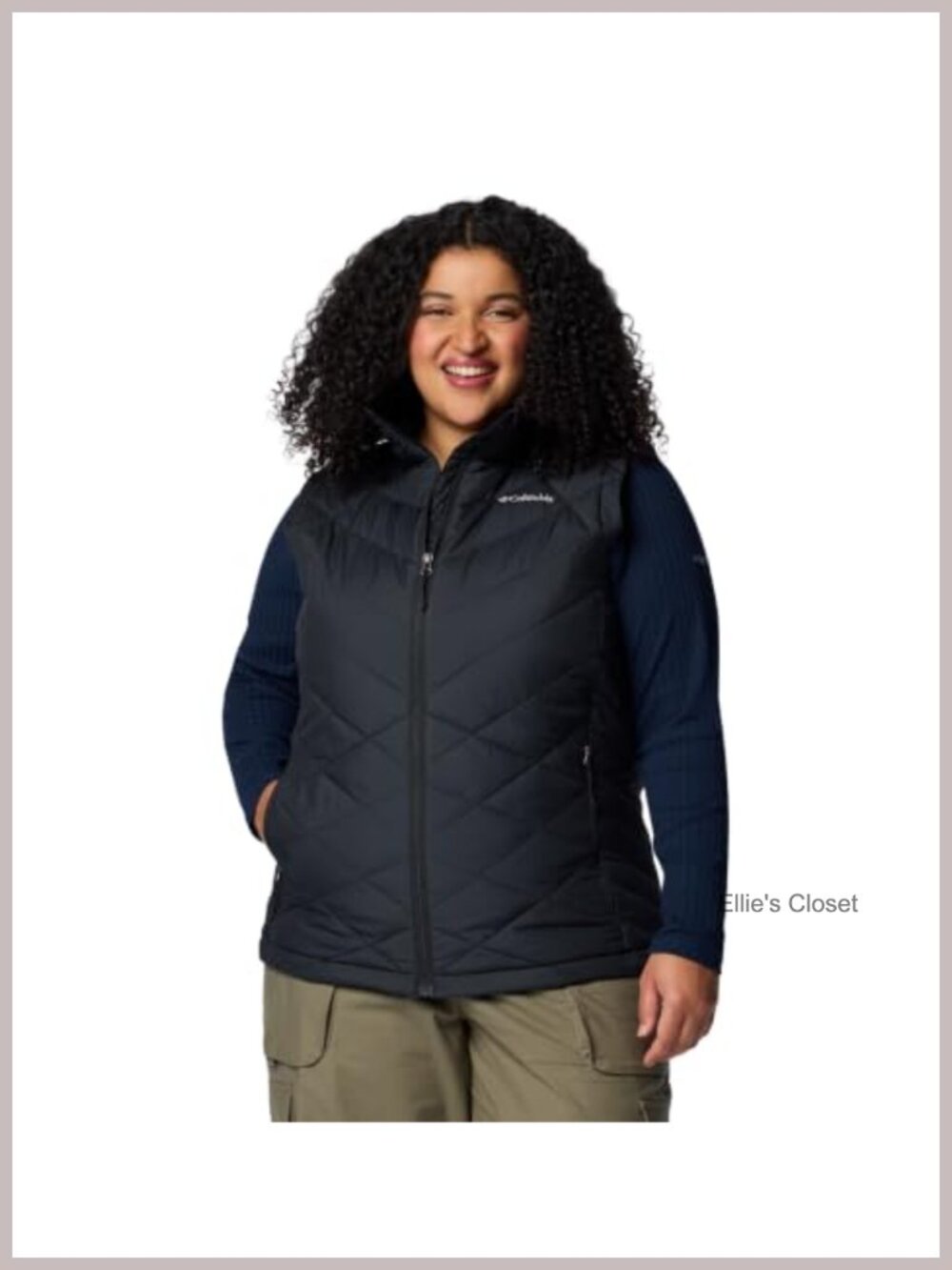 Lightweight Insulated Puffer Vest with Reflective Lining